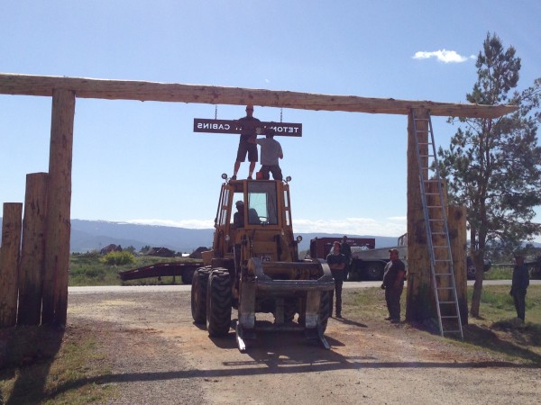 entryway in progress