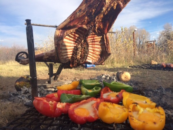 Teton Valley Cabins lamb asado